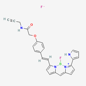 molecular formula C26H21BF2N4O2 B605985 BDP 650/665 alkyne CAS No. 2006345-40-8