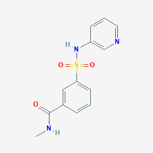 molecular formula C13H13N3O3S B6059893 N-methyl-3-[(3-pyridinylamino)sulfonyl]benzamide 