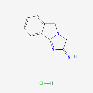 molecular formula C10H10ClN3 B6059899 3H-imidazo[2,1-a]isoindol-2(5H)-imine hydrochloride 