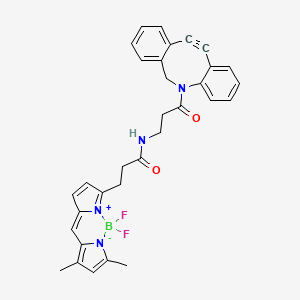 molecular formula C32H29BF2N4O2+ B605991 Dbco-bodipy FL CAS No. 2093197-94-3