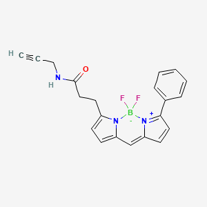 molecular formula C21H18BF2N3O B605998 BDP R6G alkyne CAS No. 2006345-31-7