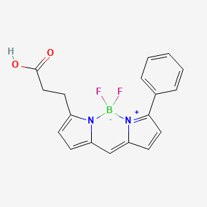 molecular formula C18H15BF2N2O2 B606000 Bodipy R6G CAS No. 174881-57-3
