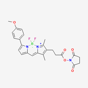molecular formula C25H24BF2N3O5 B606004 BDP TMR NHS ester CAS No. 485397-12-4