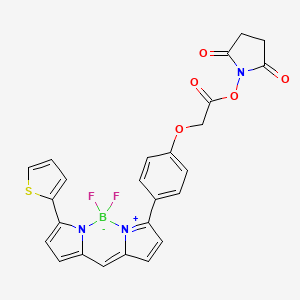 molecular formula C25H18BF2N3O5S B606008 BDP TR NHS ester CAS No. 150152-65-1