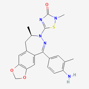 molecular formula C21H21N5O3S B606010 BDZ-h; GYKI 47654 CAS No. 1516903-65-3