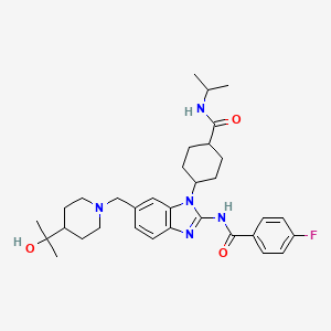 molecular formula C33H44FN5O3 B606013 Belizatinib CAS No. 1357920-84-3