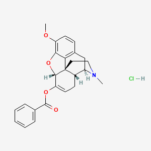 molecular formula C50H52Cl2N2O8 B606022 Benzhydrocodone hydrochloride CAS No. 1379679-42-1
