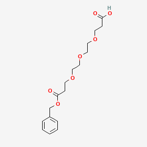 molecular formula C17H24O7 B606025 Benzyloxy carbonyl-PEG3-acid CAS No. 2100306-73-6