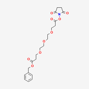 molecular formula C21H27NO9 B606026 苄氧羰基-PEG3-NHS酯 CAS No. 2100306-68-9