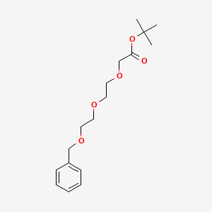 molecular formula C17H26O5 B606031 苄基-PEG3-CH2CO2tBu CAS No. 1643957-26-9