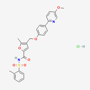 molecular formula C26H25ClN2O6S B606058 BGC20-1531Hydrochloride CAS No. 1962928-26-2