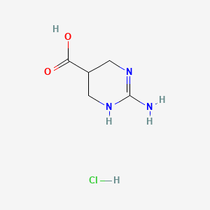 molecular formula C5H10ClN3O2 B606060 2-氨基-1,4,5,6-四氢嘧啶-5-羧酸盐酸盐 CAS No. 185444-92-2
