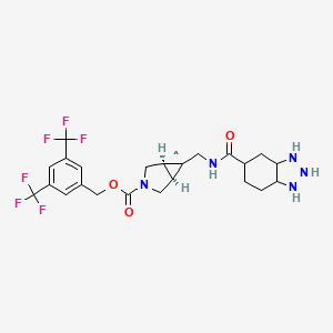 molecular formula C23H19F6N5O3 B606079 BI 2545-Bio-X CAS No. 2162961-71-7