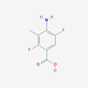 4-Amino-2,5-difluoro-3-methylbenzoic acid