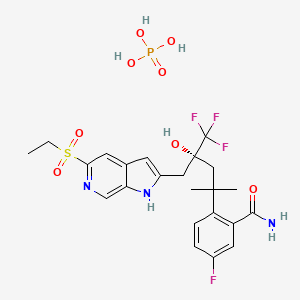 molecular formula C23H28F4N3O8PS B606089 Unii-dcs4mds87R CAS No. 1198784-97-2