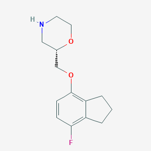 molecular formula C14H18FNO2 B060609 鲁巴唑酮 CAS No. 161178-07-0