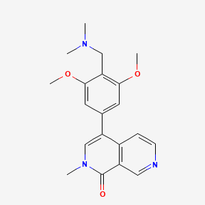 4-[4-[(Dimethylamino)methyl]-3,5-Dimethoxy-Phenyl]-2-Methyl-2,7-Naphthyridin-1-One