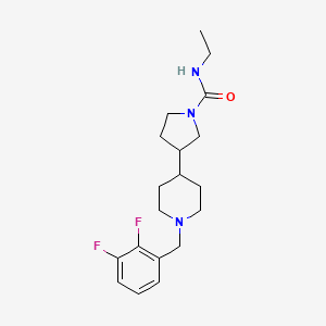 3-[1-(2,3-difluorobenzyl)-4-piperidinyl]-N-ethyl-1-pyrrolidinecarboxamide