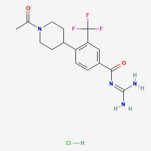 molecular formula C16H19F3N4O2 B606102 BIX HCl CAS No. 1204329-34-9