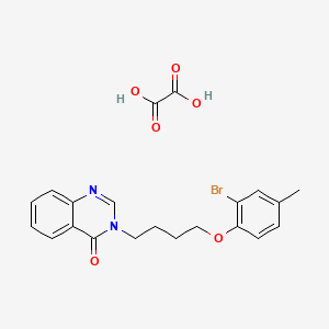 3-[4-(2-bromo-4-methylphenoxy)butyl]-4(3H)-quinazolinone oxalate