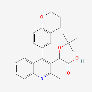 molecular formula C25H27NO4 B606112 (inverted exclamation markA)-BI-D CAS No. 1416258-16-6