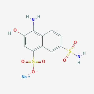 sodium 4-amino-7-(aminosulfonyl)-3-hydroxy-1-naphthalenesulfonate