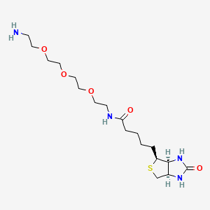 molecular formula C18H34N4O5S B606131 Biotin-PEG3-Amine CAS No. 359860-27-8