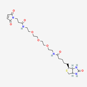 molecular formula C25H39N5O8S B606134 Biotin-PEG3-Mal CAS No. 1431618-70-0