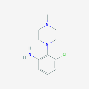 3-Chloro-2-(4-methylpiperazin-1-yl)aniline
