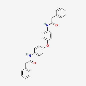 molecular formula C28H24N2O3 B6061467 N,N'-(oxydi-4,1-phenylene)bis(2-phenylacetamide) 