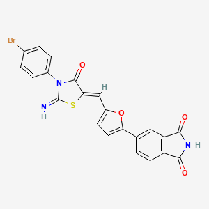 molecular formula C22H12BrN3O4S B606153 Bioymifi CAS No. 1420071-30-2