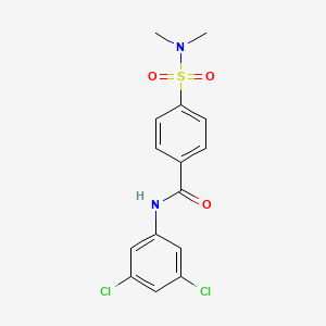 N-(3,5-dichlorophenyl)-4-[(dimethylamino)sulfonyl]benzamide