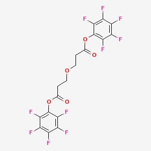 molecular formula C18H8F10O5 B606170 Bis-PEG1-PFP ester CAS No. 1807539-02-1