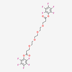 molecular formula C24H20F10O8 B606177 Bis-PEG4-PFP ester CAS No. 1314378-12-5
