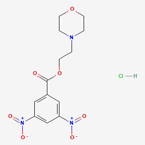 molecular formula C13H16ClN3O7 B6061805 2-(4-morpholinyl)ethyl 3,5-dinitrobenzoate hydrochloride 
