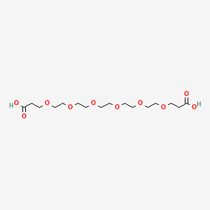 molecular formula C16H30O10 B606181 双-PEG6-酸 CAS No. 119189-70-7