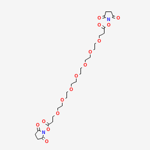 molecular formula C26H40N2O15 B606183 双-PEG7-NHS 酯 CAS No. 1334170-02-3