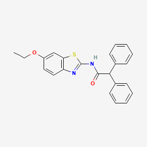 N-(6-ethoxy-1,3-benzothiazol-2-yl)-2,2-diphenylacetamide