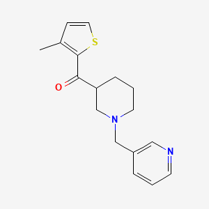 molecular formula C17H20N2OS B6062040 (3-methyl-2-thienyl)[1-(3-pyridinylmethyl)-3-piperidinyl]methanone 
