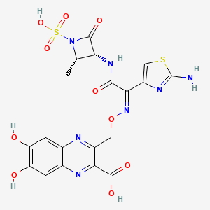 molecular formula C19H17N7O10S2 B606216 Unii-Q52gjj5nel CAS No. 142654-34-0