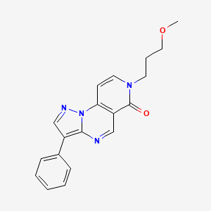 7-(3-methoxypropyl)-3-phenylpyrazolo[1,5-a]pyrido[3,4-e]pyrimidin-6(7H)-one