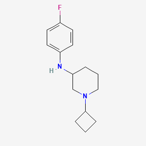 molecular formula C15H21FN2 B6062168 1-cyclobutyl-N-(4-fluorophenyl)-3-piperidinamine 