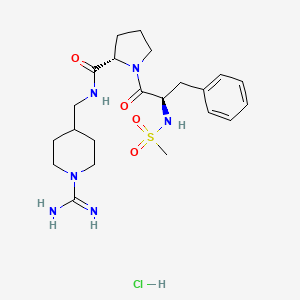 molecular formula C22H35ClN6O4S B606219 BMS-189664 hydrochloride CAS No. 185252-36-2