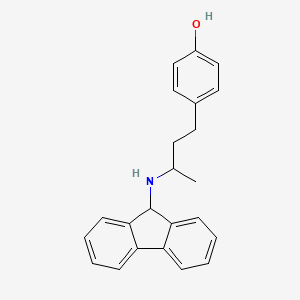 4-[3-(9H-fluoren-9-ylamino)butyl]phenol
