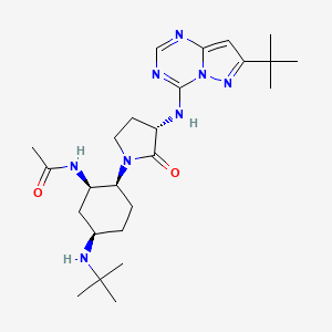 molecular formula C25H40N8O2 B606254 BMS 813160-Bio-X CAS No. 1286279-29-5