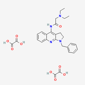 N~1~-(1-benzyl-2,3-dihydro-1H-pyrrolo[2,3-b]quinolin-4-yl)-N~2~,N~2~-diethylglycinamide diethanedioate
