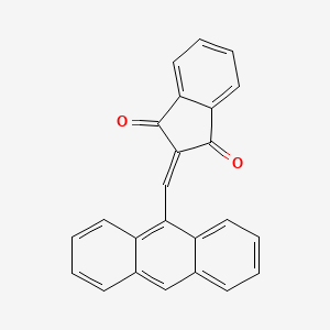 molecular formula C24H14O2 B6062598 2-(9-anthrylmethylene)-1H-indene-1,3(2H)-dione CAS No. 31060-60-3