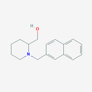 molecular formula C17H21NO B6062892 [1-(2-naphthylmethyl)-2-piperidinyl]methanol 