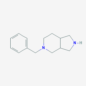 molecular formula C14H20N2 B060631 5-Benzyloctahydro-1H-pyrrolo[3,4-C]pyridine CAS No. 186203-32-7