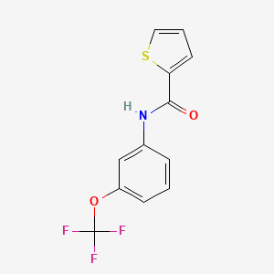 molecular formula C12H8F3NO2S B6063178 N-[3-(trifluoromethoxy)phenyl]-2-thiophenecarboxamide 